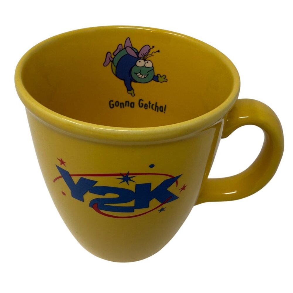 Y2K Vintage‎ Coffee Mug Cup Gonna Getcha Bug Hallmark Retro Computer Crash Bug